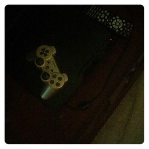 PS3 with golden edition controller